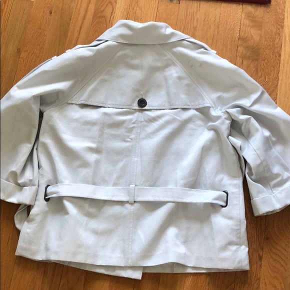 Calvin Klein Short wide sleeves trench coat - Picture 6 of 6